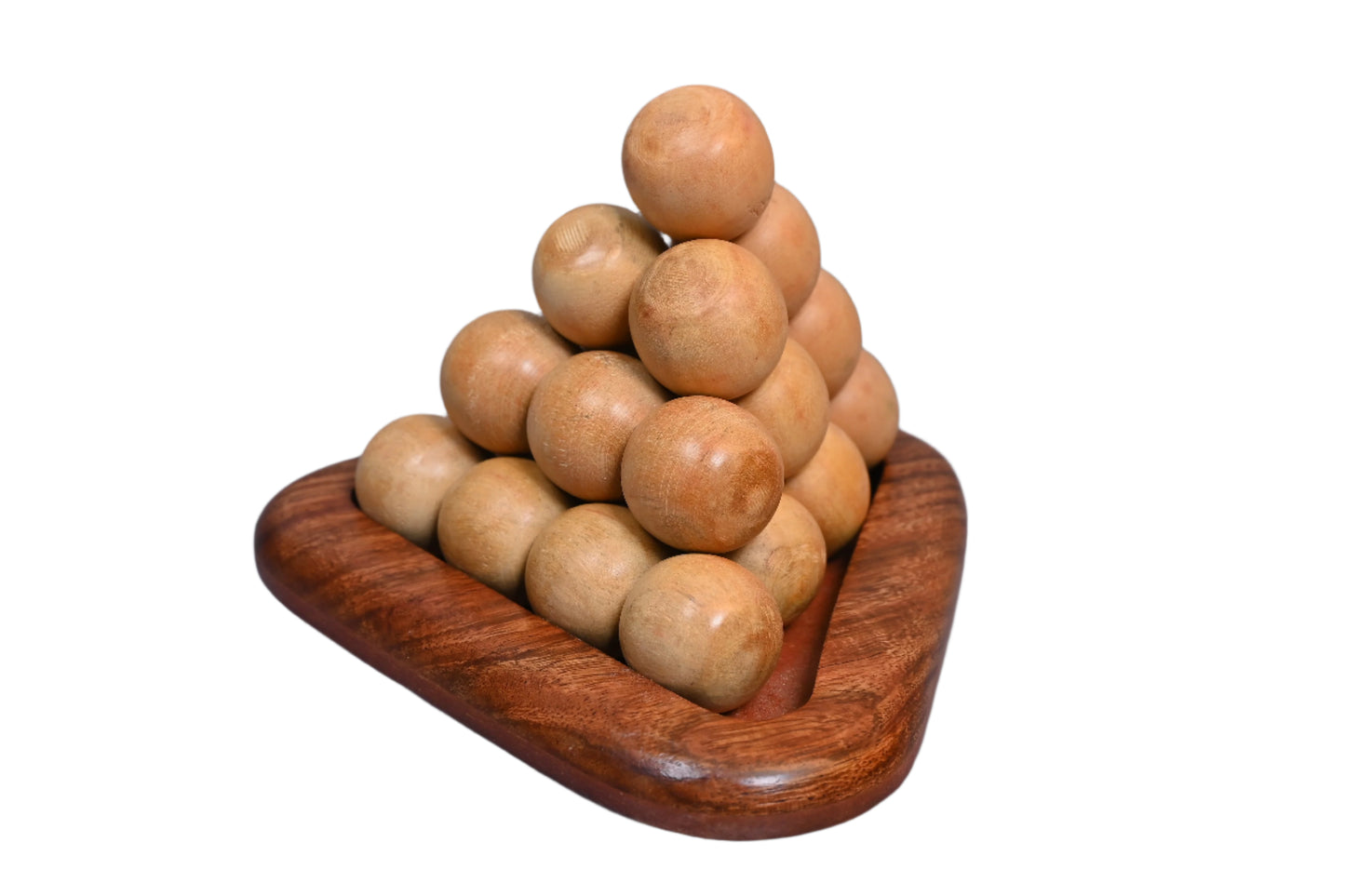 Wooden Stacking Pyramid Puzzle for Kids | Mother Touch Toys