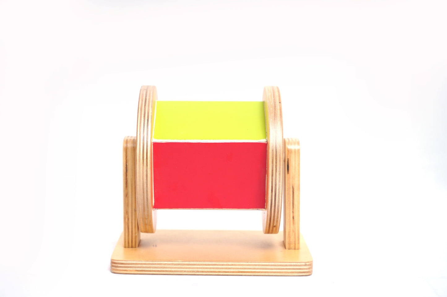 wooden spinning drum