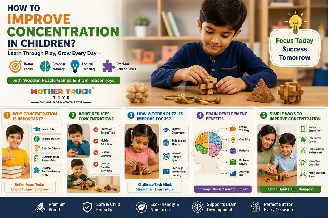 Mother Touch Toys Improve concentration in children 