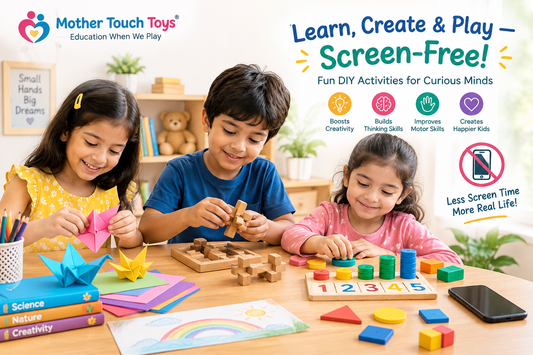 DIY Screen-Free Activities for Kids: Fun Ways to Learn Without Mobile Phones