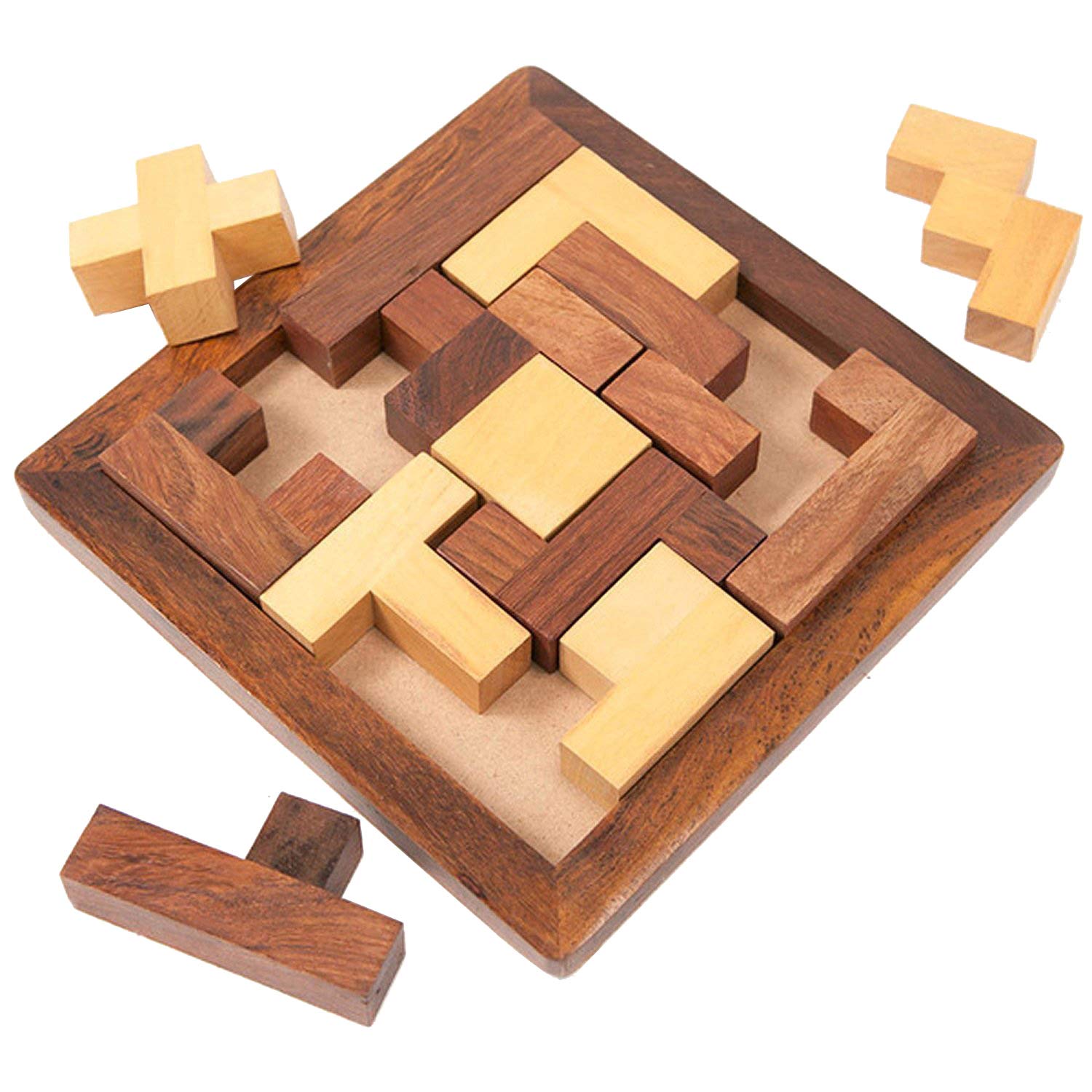 13 piece wooden puzzle