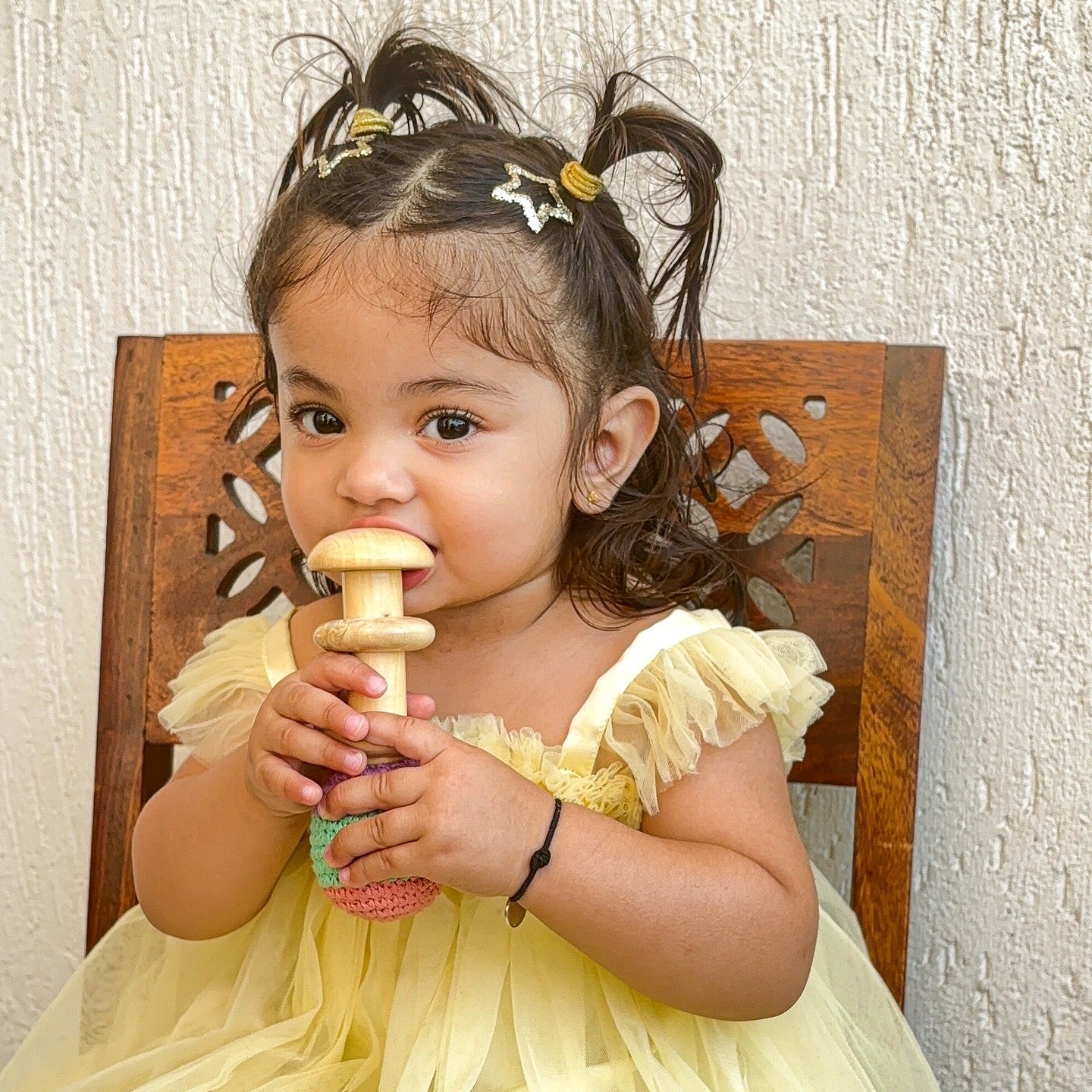 Mother Touch Toys - Soft Crochet Rattle: Sensory Play for Babies (Ages 0+)