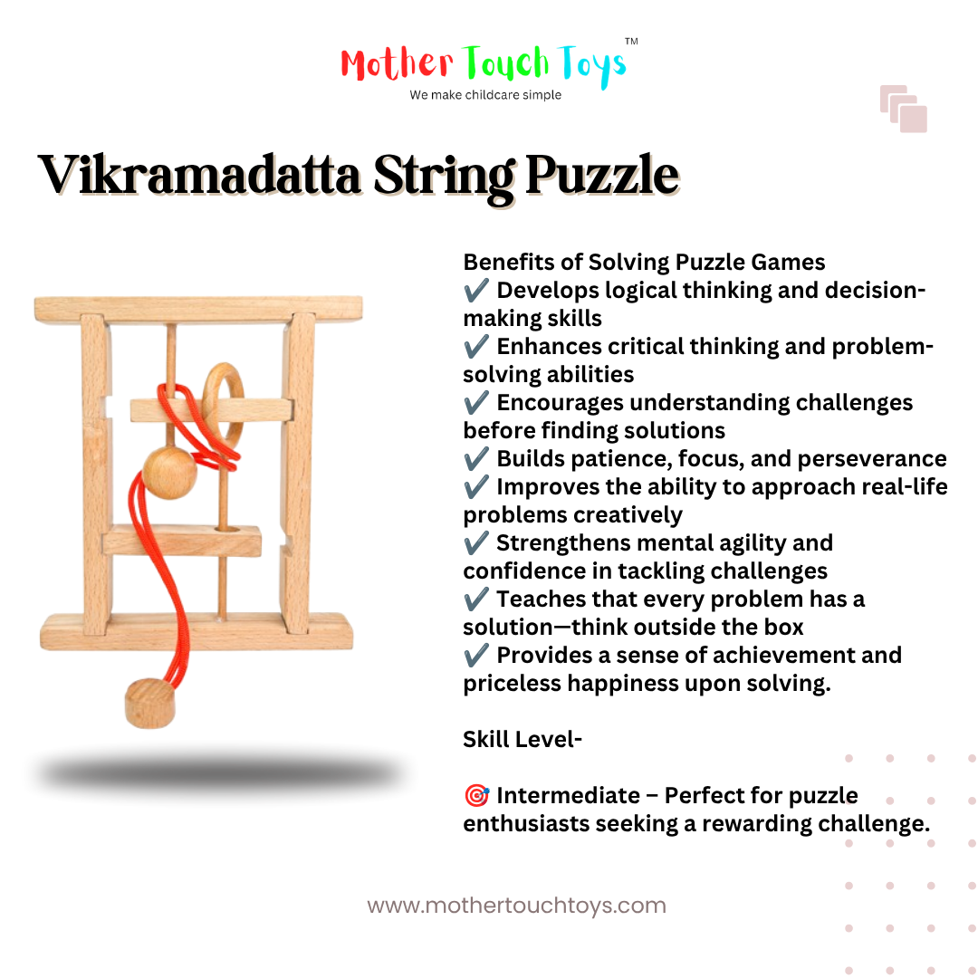Mother Touch Toys Viakramadatta Rope puzzle for Toddler