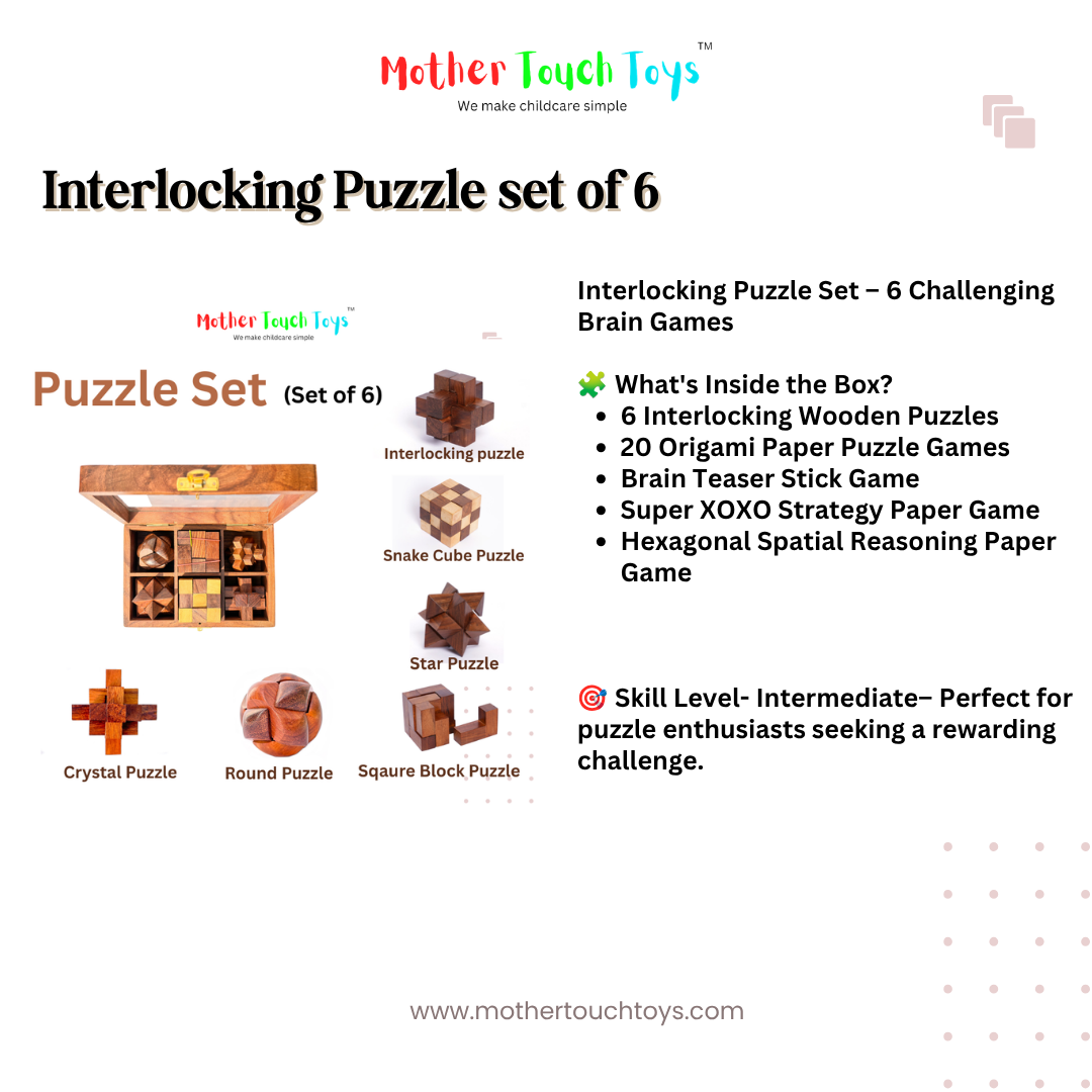 Mother Touch Toys Interlocking Puzzle for adult