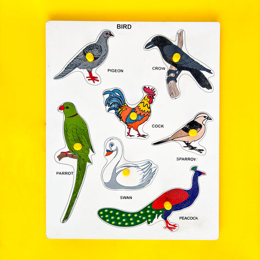 Montessori Birds Learning Board Mother Touch Toys