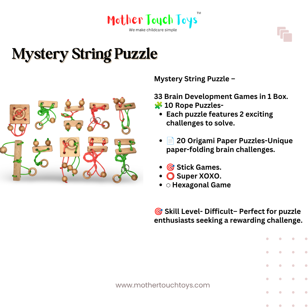 Mother Touch Toys Rope puzzle for adult