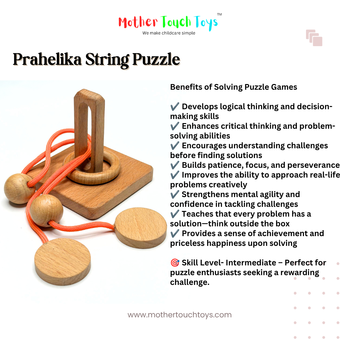 Mother Touch Toys Rope puzzle Prahelika Puzzle for adult