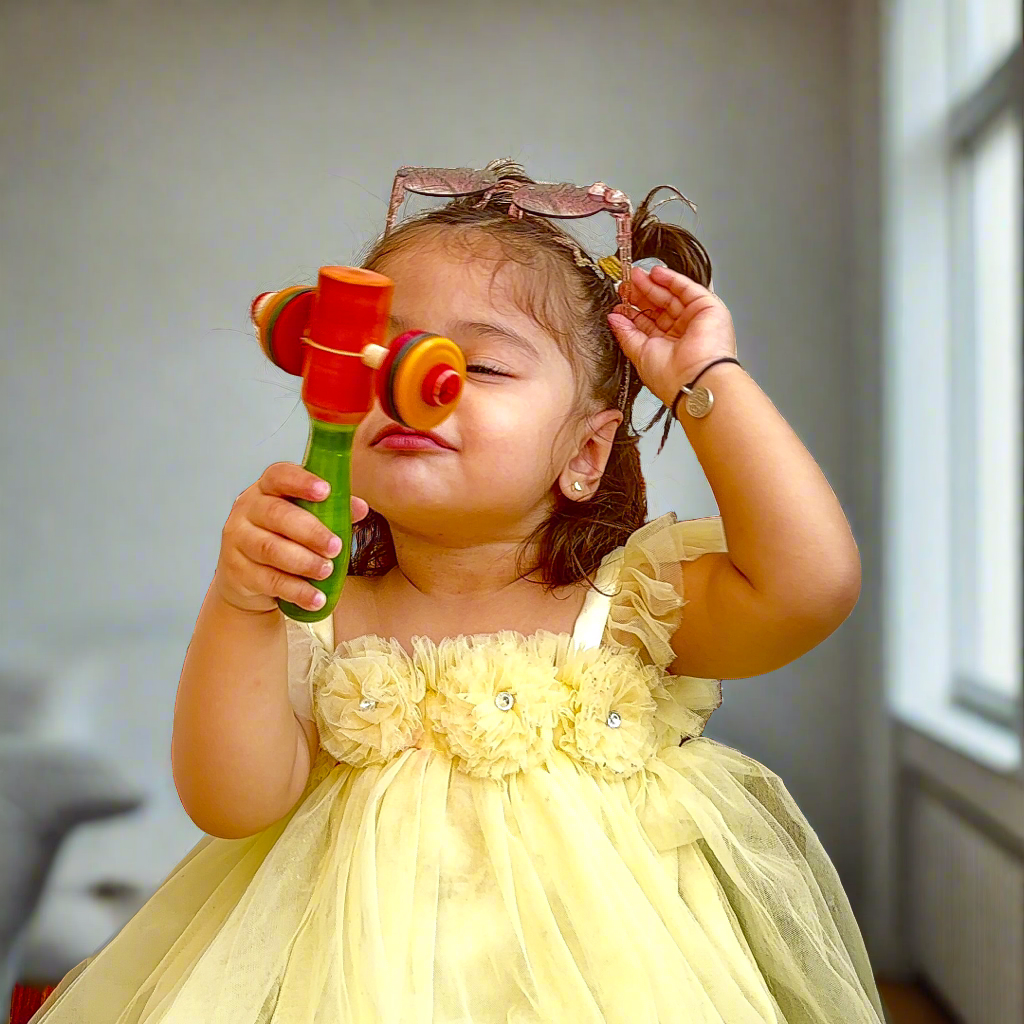 Wooden Baby Rattle for infant baby