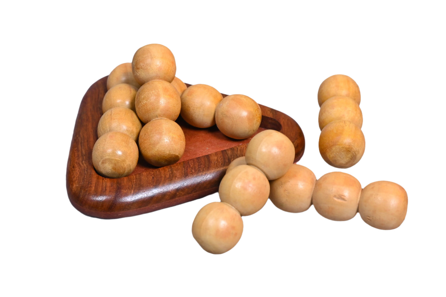 Wooden Stacking Pyramid Puzzle for Kids | Mother Touch Toys
