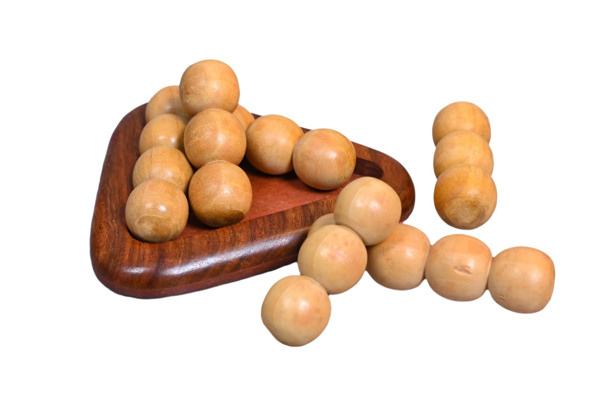 Wooden Stacking Pyramid Puzzle for Kids | Mother Touch Toys