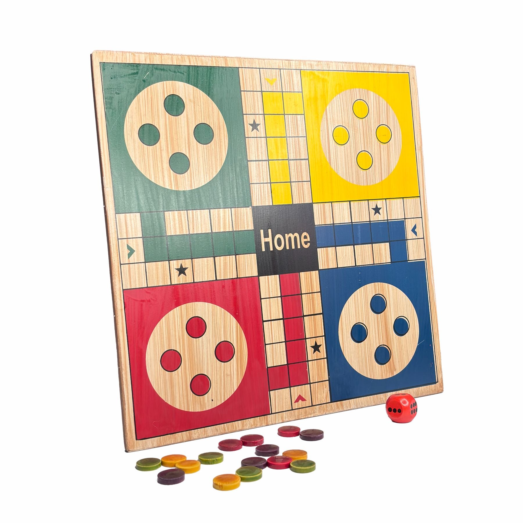 Wooden Ludo game