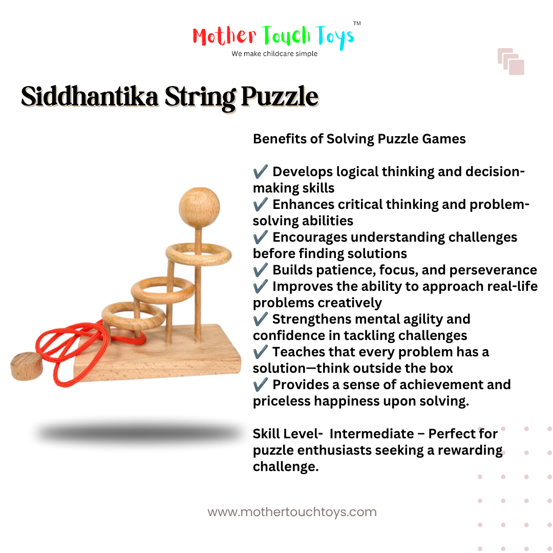 Mother Touch Toys Brain teaser siddhantika Puzzle