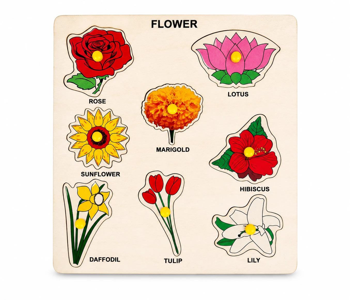 flower_board Montessorie learning for baby